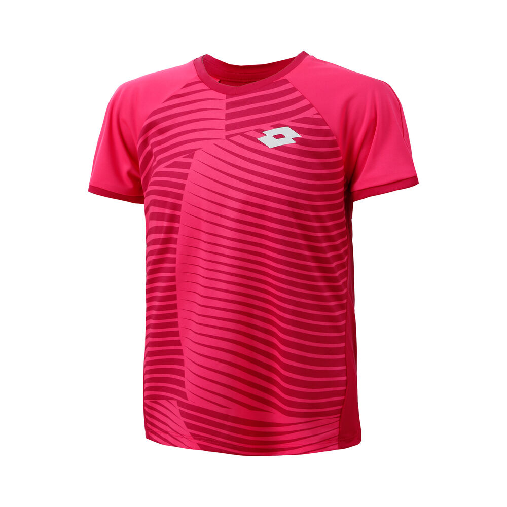 Lotto Top Ten II T-shirt Filles - Rouge , Pink