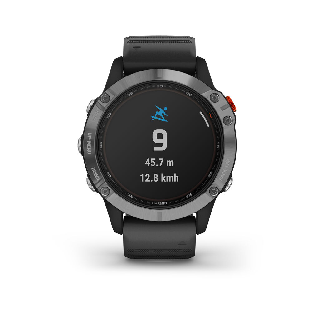 Garmin Fenix 6 Solar Montre Pulsomètre - Noir , Argent