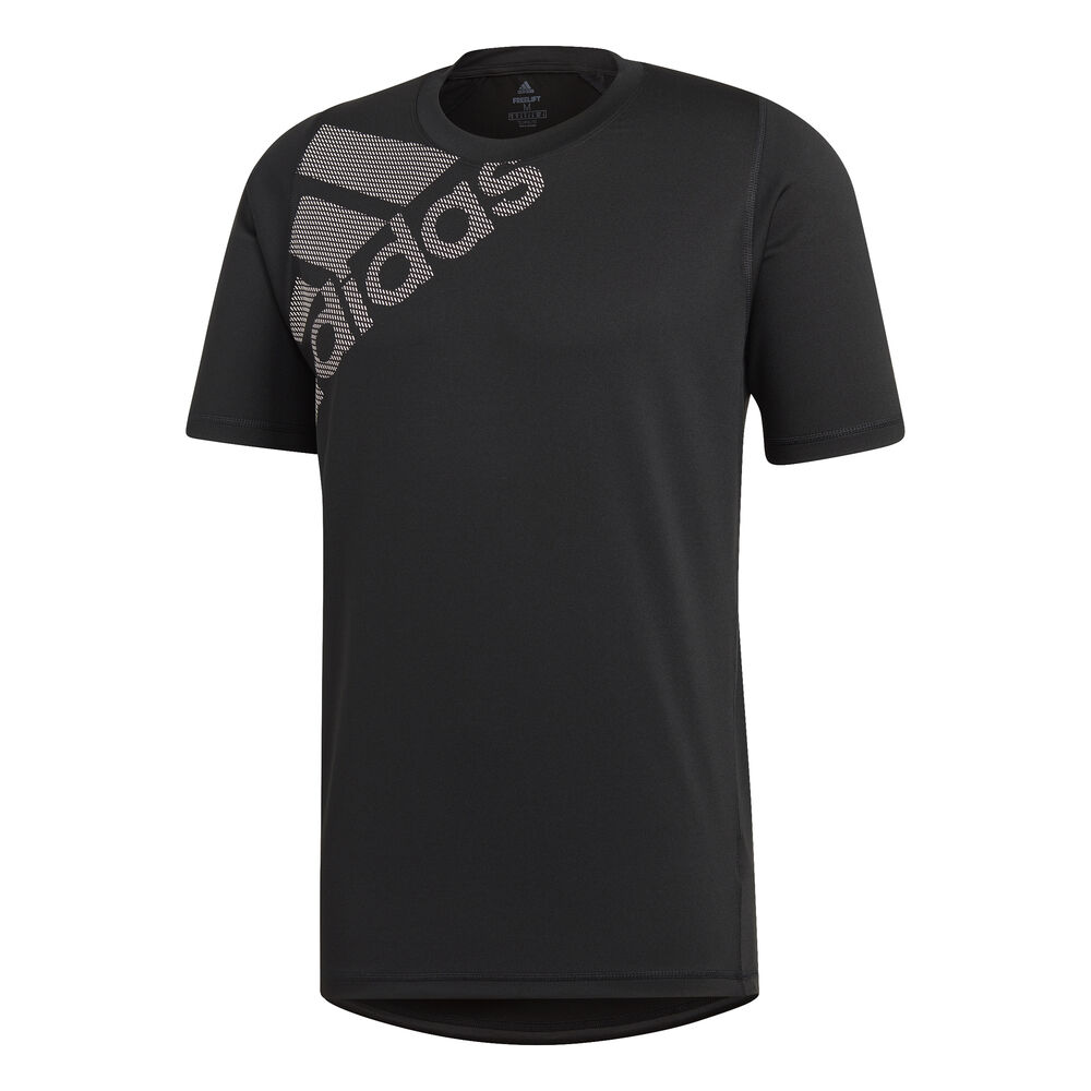 adidas Freelift Badge Of Sport Graphic T-shirt Hommes - Noir , Gris