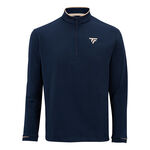 V&ecirc;tements Tecnifibre Tecnifibre Thermozip Haut manches longues Hommes-bleu fonc&eacute;