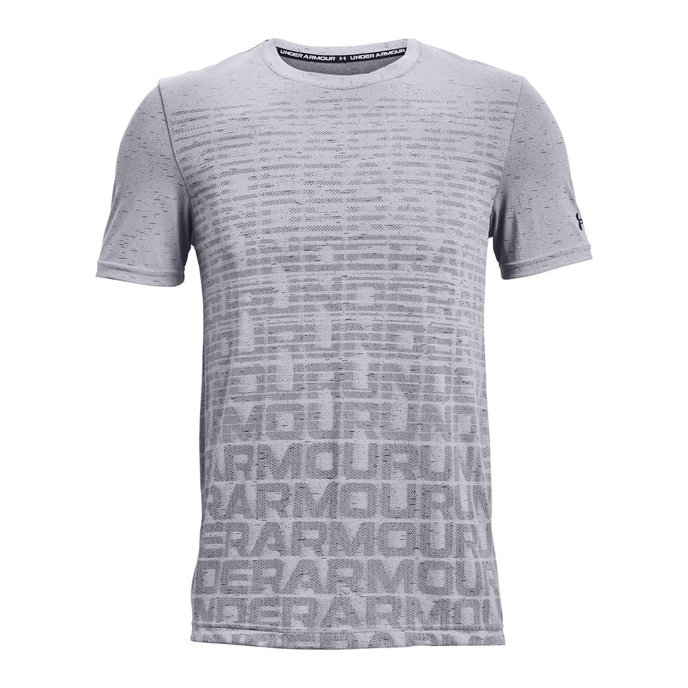 Under Armour Seamless Wordmark T-shirt Hommes - Gris