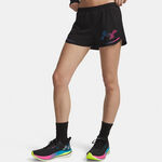 V&ecirc;tements Under Armour Under Armour Velociti Elite  Short de running Femmes-mint, orange