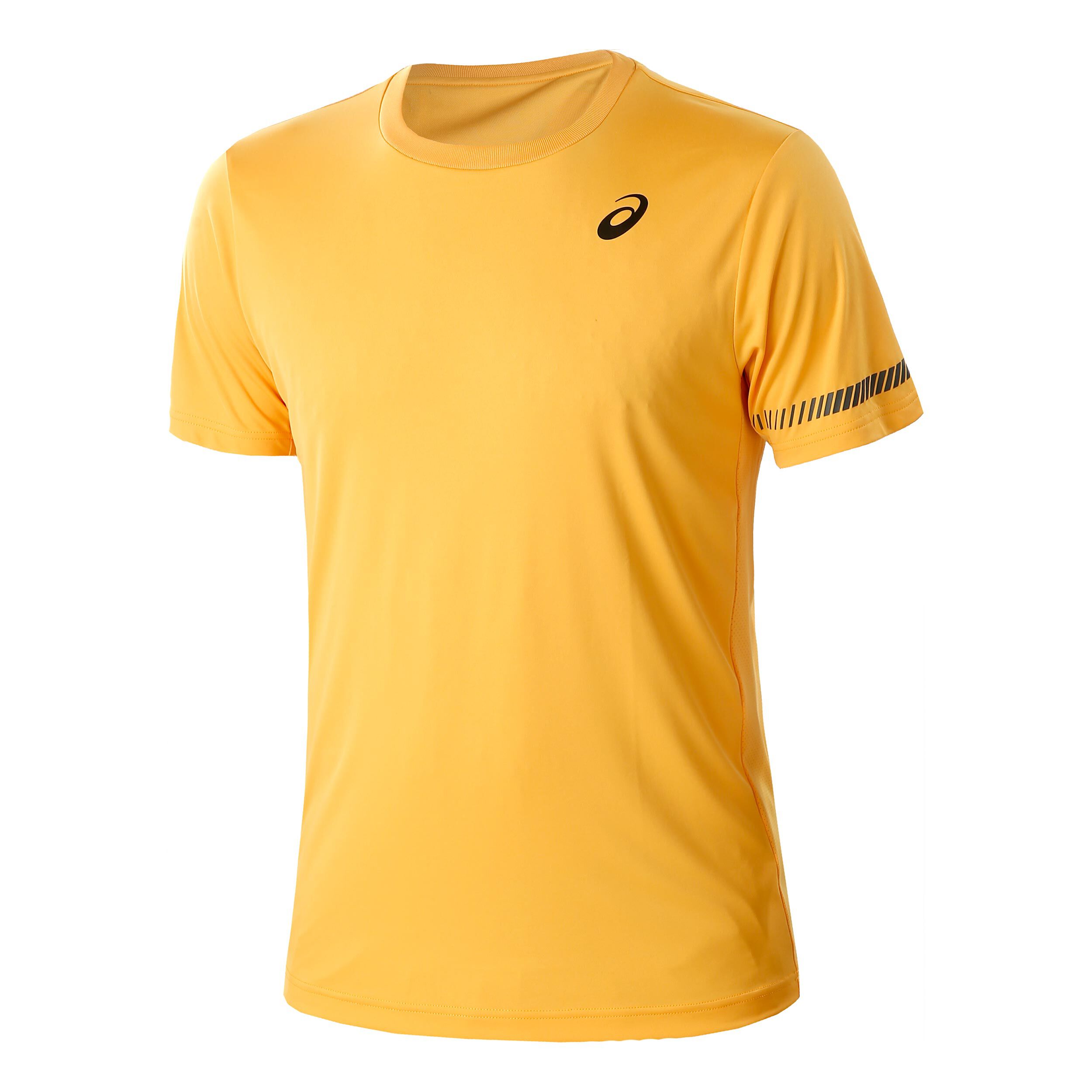 Asics t shirt jaune sale