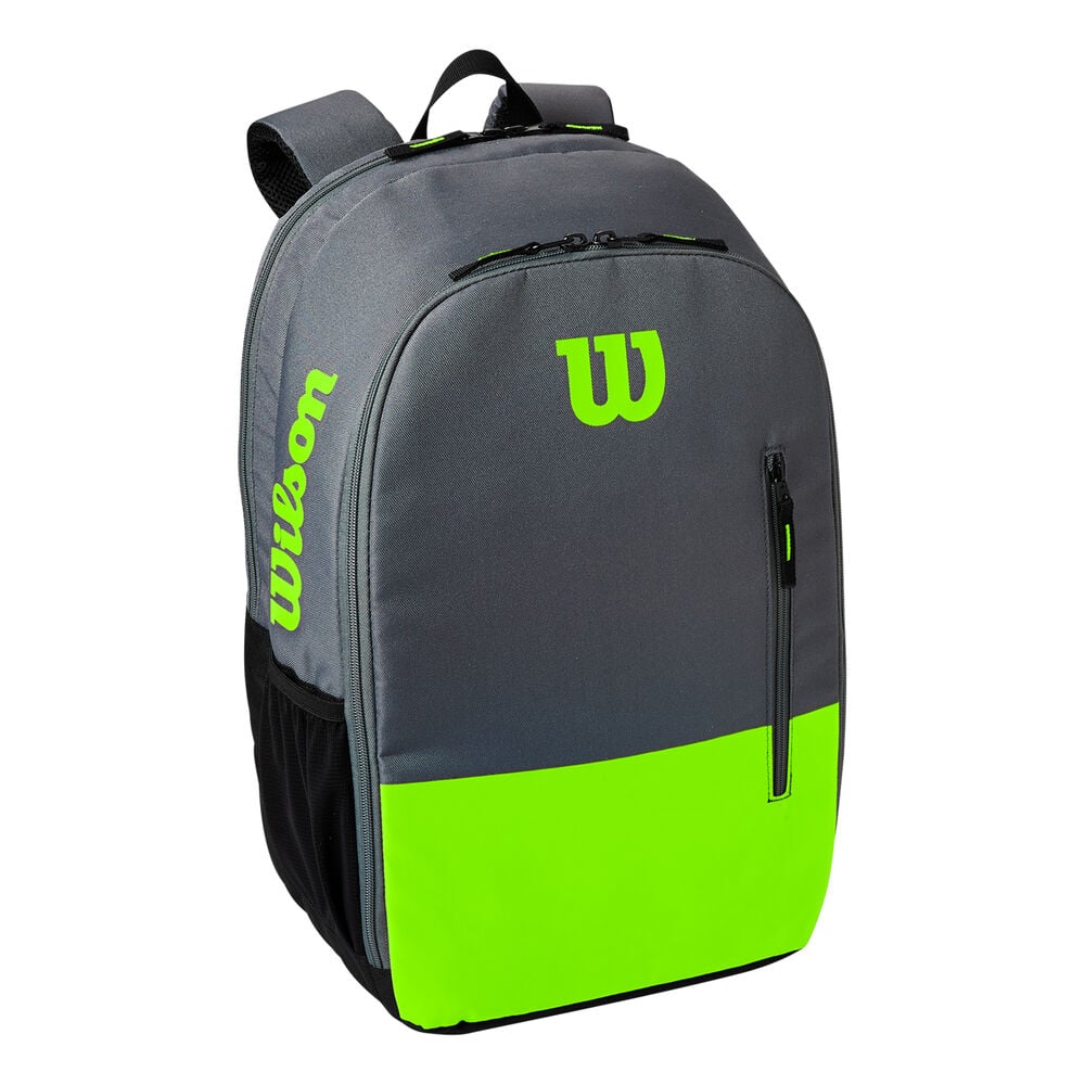 Wilson Team Sac à Dos - Vert Fluo , Gris Foncé