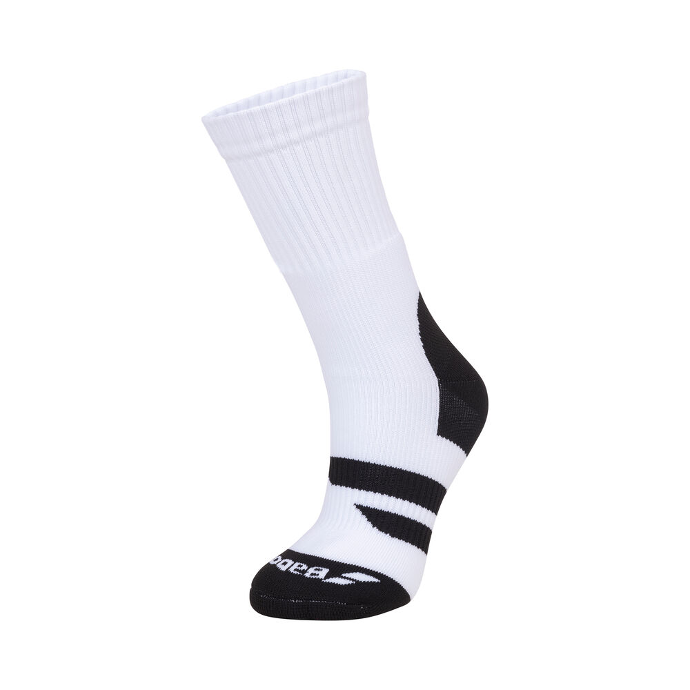 Babolat Team Big Logo Chaussettes De Tennis Pack 1 Unité - Blanc , Noir
