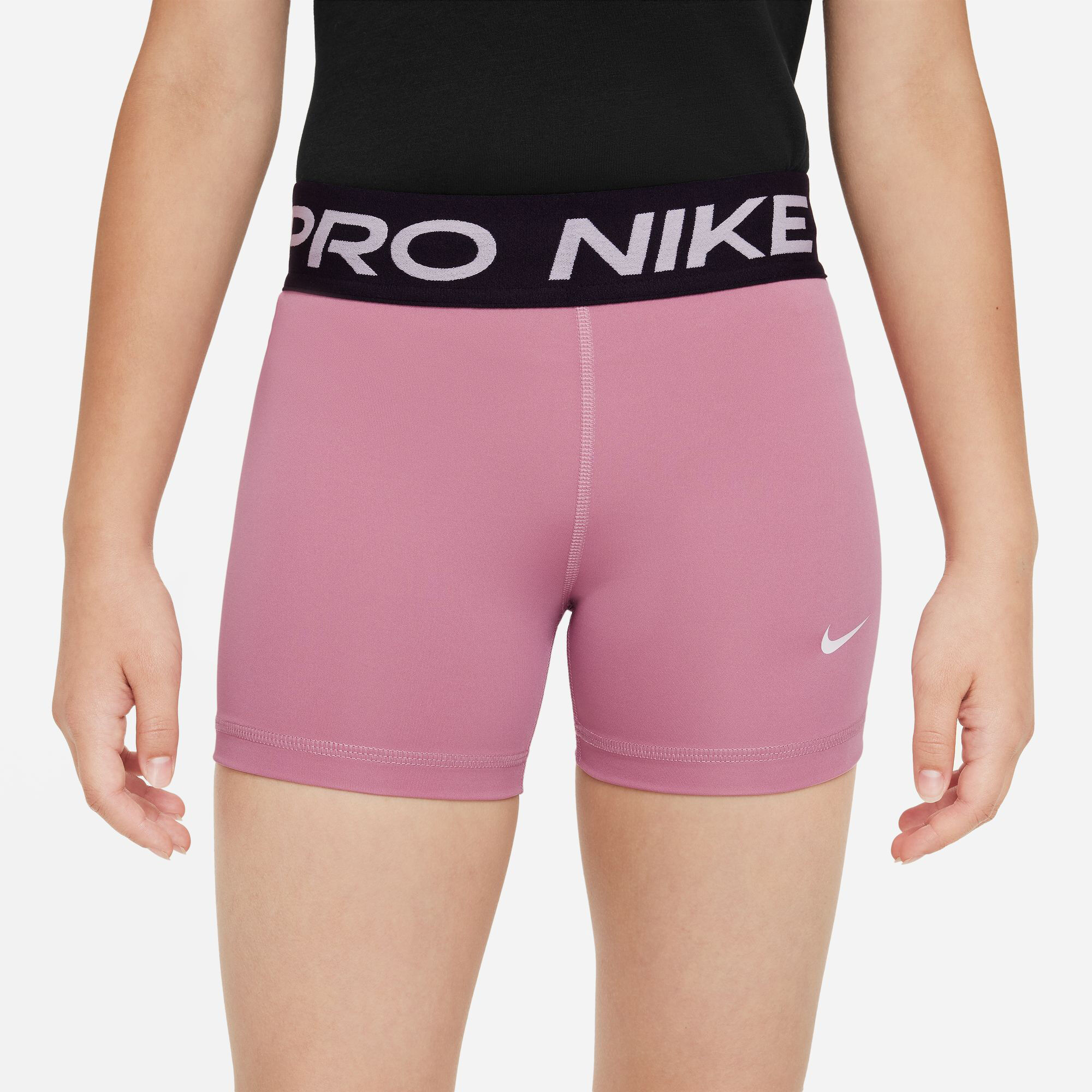 Buy Nike Dri Fit Pro 3in Short Avec Poche balles Filles Rose Noir online Tennis Point FR