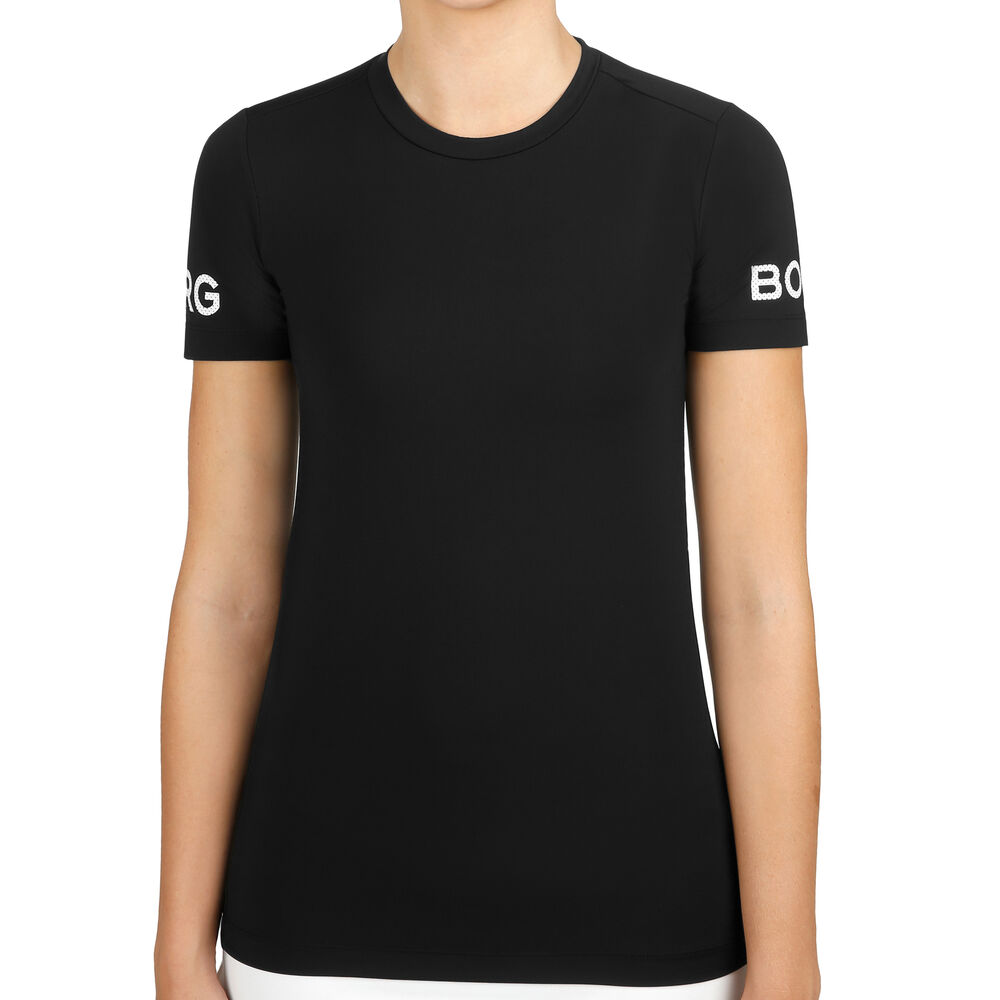 Björn Borg Carla T-shirt Femmes - Noir , Blanc