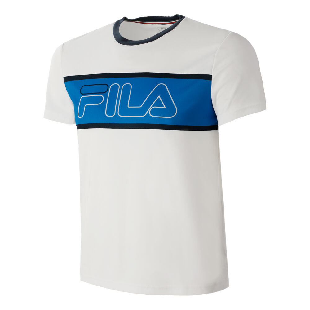 Fila Connor T-shirt Hommes - Blanc , Bleu