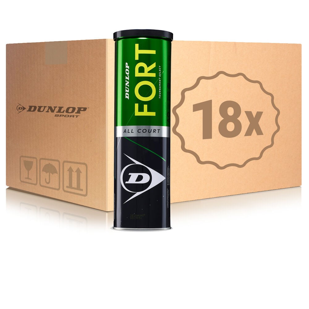 Dunlop Fort All Court 18 Tubes De 4