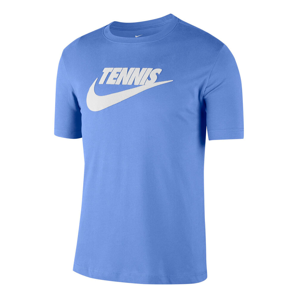 Nike Court Dri-Fit T-shirt Hommes - Bleu Clair , Blanc