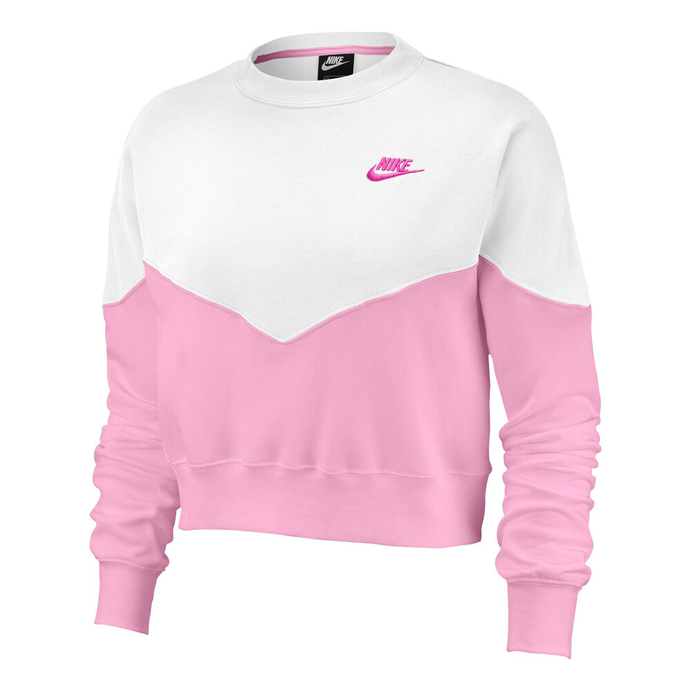 Nike Sportswear Sweat-shirt Femmes - Rosé, Blanc