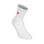 V&ecirc;tements Wilson Wilson Quarter Top Chaussettes De Tennis-Blanc