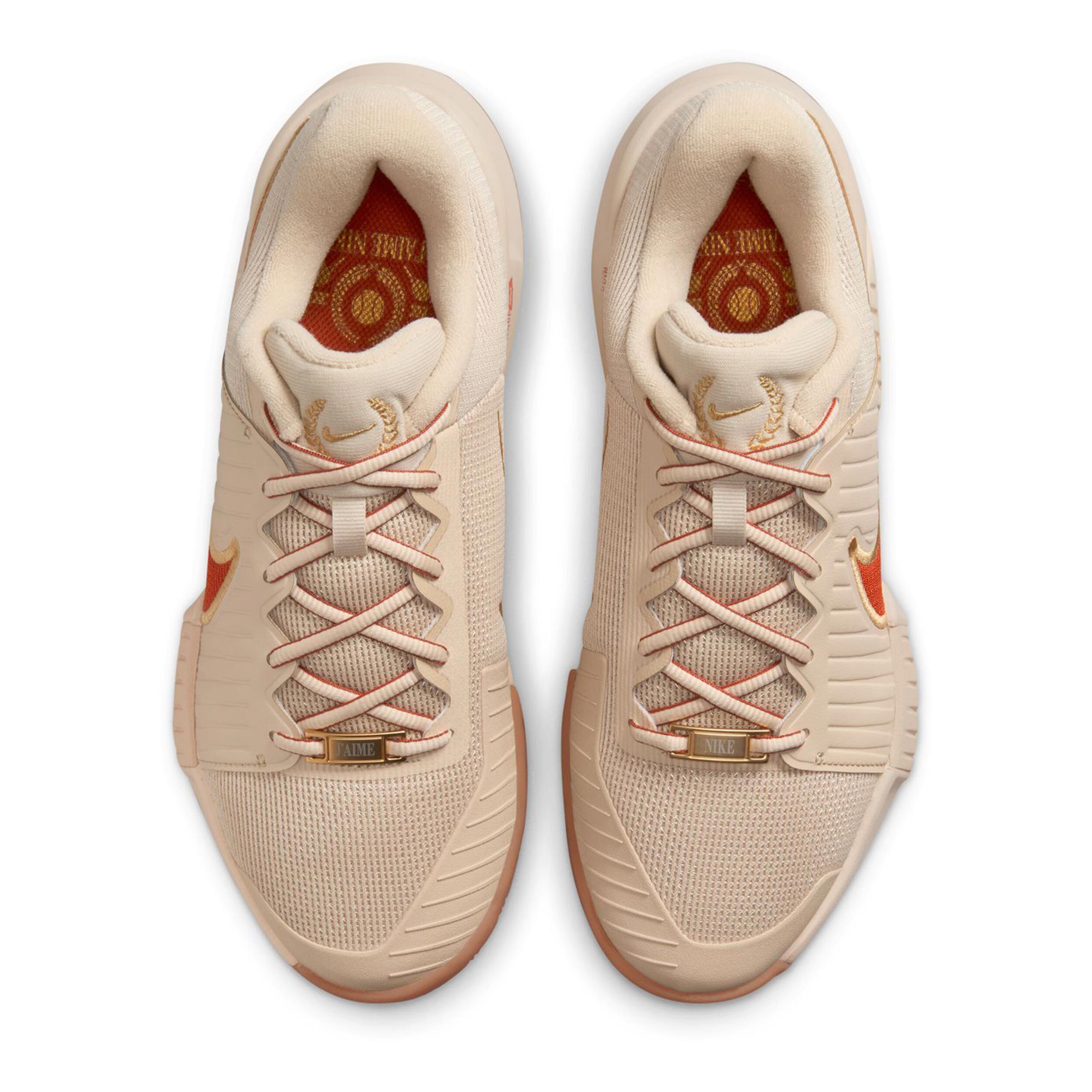 Nike pro rose gold top
