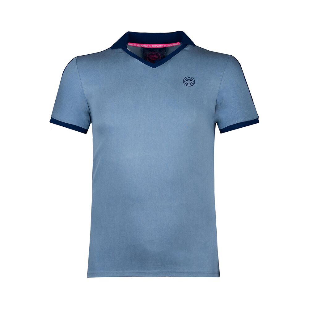 BIDI BADU Mason Jeans Tech Polo Garçons - Bleu Clair , Bleu Foncé