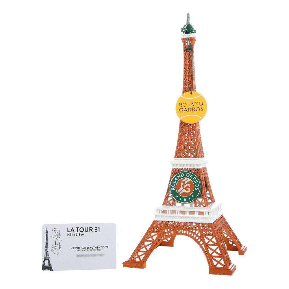 Roland Garros Mini Tour Eiffel Statue Roland Garros (31,5X13X13 CM) Unique - Rouge