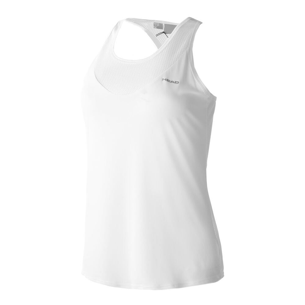 HEAD Tenley Débardeur Tank Top Femmes - Blanc , Argent