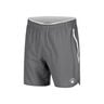 Drop 7in Shorts Hommes - gris, blanc