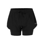 V&ecirc;tements Under Armour Under Armour Velociti Pro 4in 2n1  Short de running Femmes-noir, argent