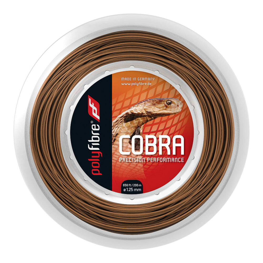 Polyfibre Cobra Beige/braun Bobine Cordage 200m