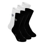 Vêtements De Tennis BIDI BADU Matayo Crew Tech Socks 6 Pack - black/white
