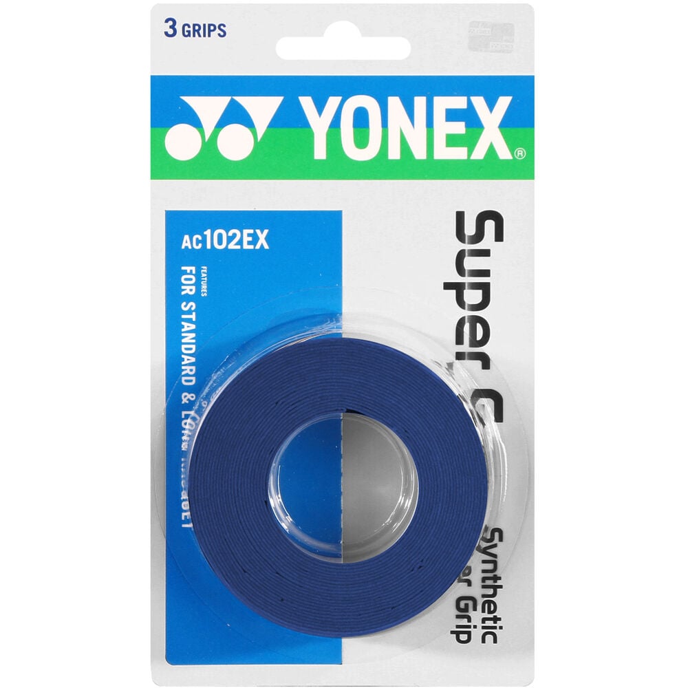 Yonex Super Grap Pack De 3 - Bleu Foncé