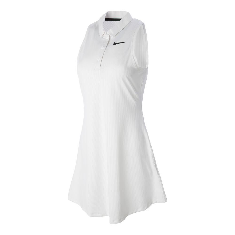 Nike Court Victory Performance Polo Robe Femmes - Blanc , Noir