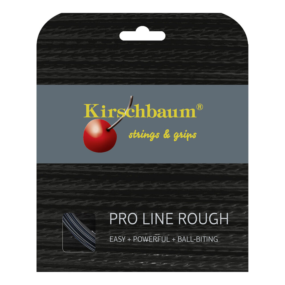 Kirschbaum Pro Line Rough Cordage En Garniture 12m - Noir
