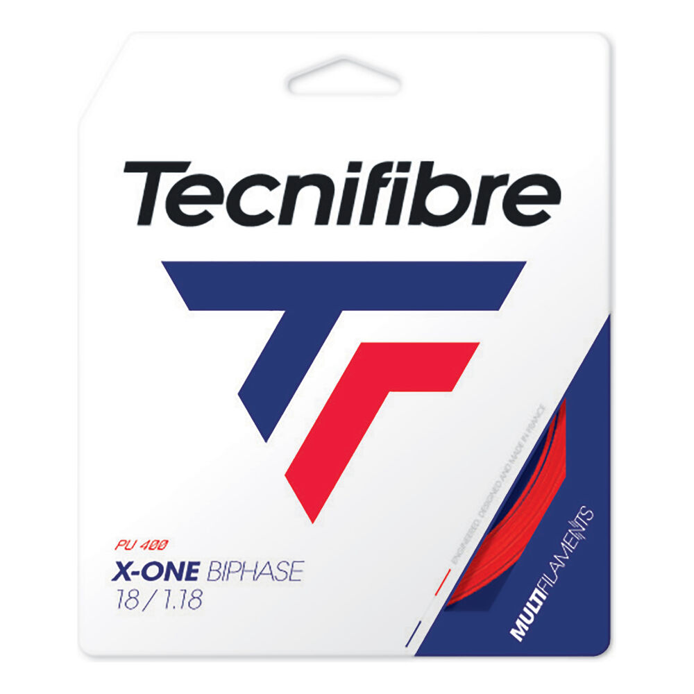 Tecnifibre X-One Biphase 12m Cordage En Garniture - Rouge