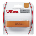 Grips Wilson Wilson Premium Leather Replacement Grip Pack 1 Unit&eacute;-Marron
