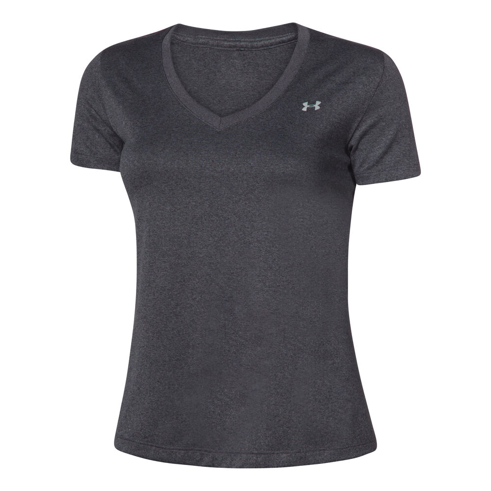 Under Armour Tech Solid T-shirt Femmes - Noir , Argent