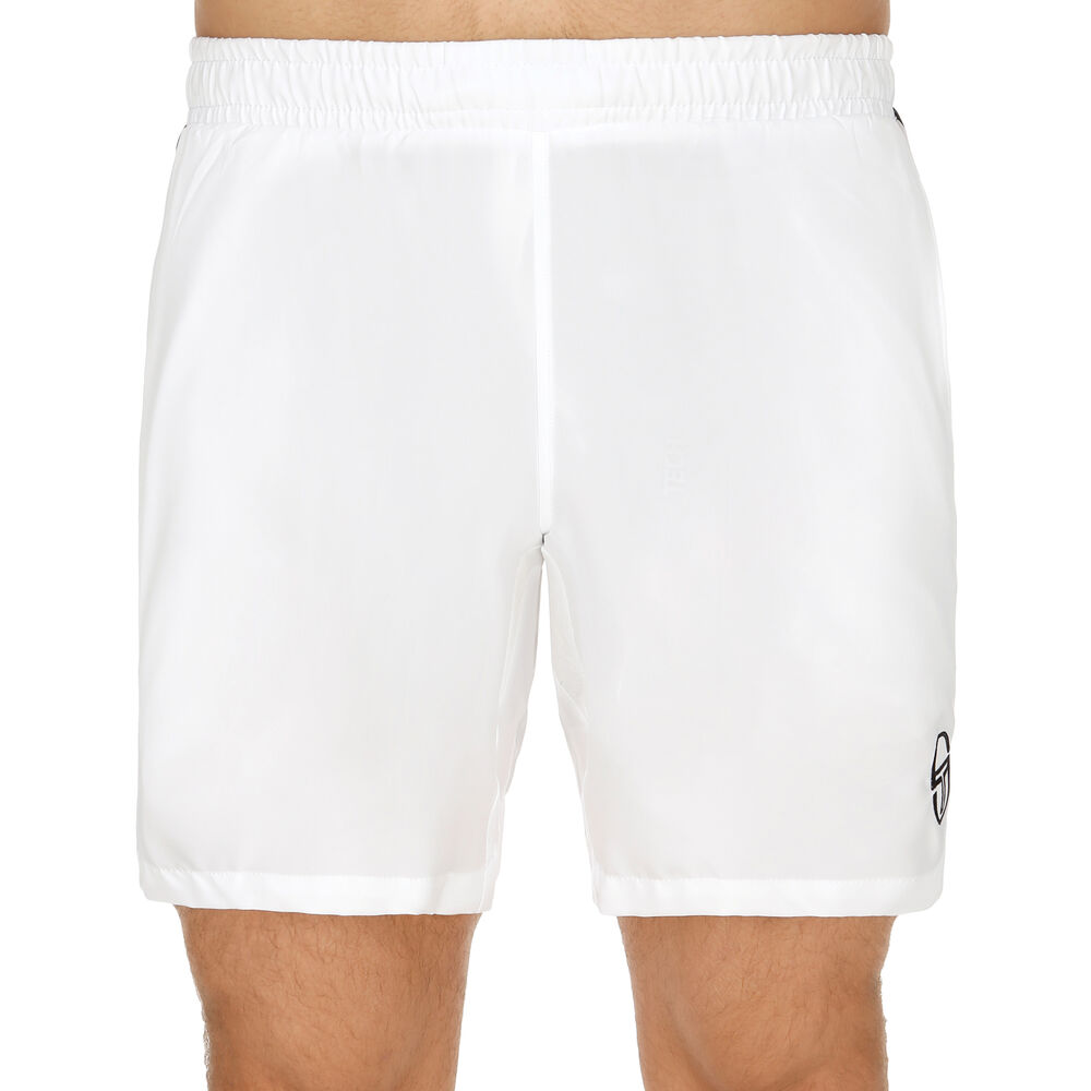 Sergio Tacchini Young Line Pro Shorts Hommes - Blanc , Bleu Foncé