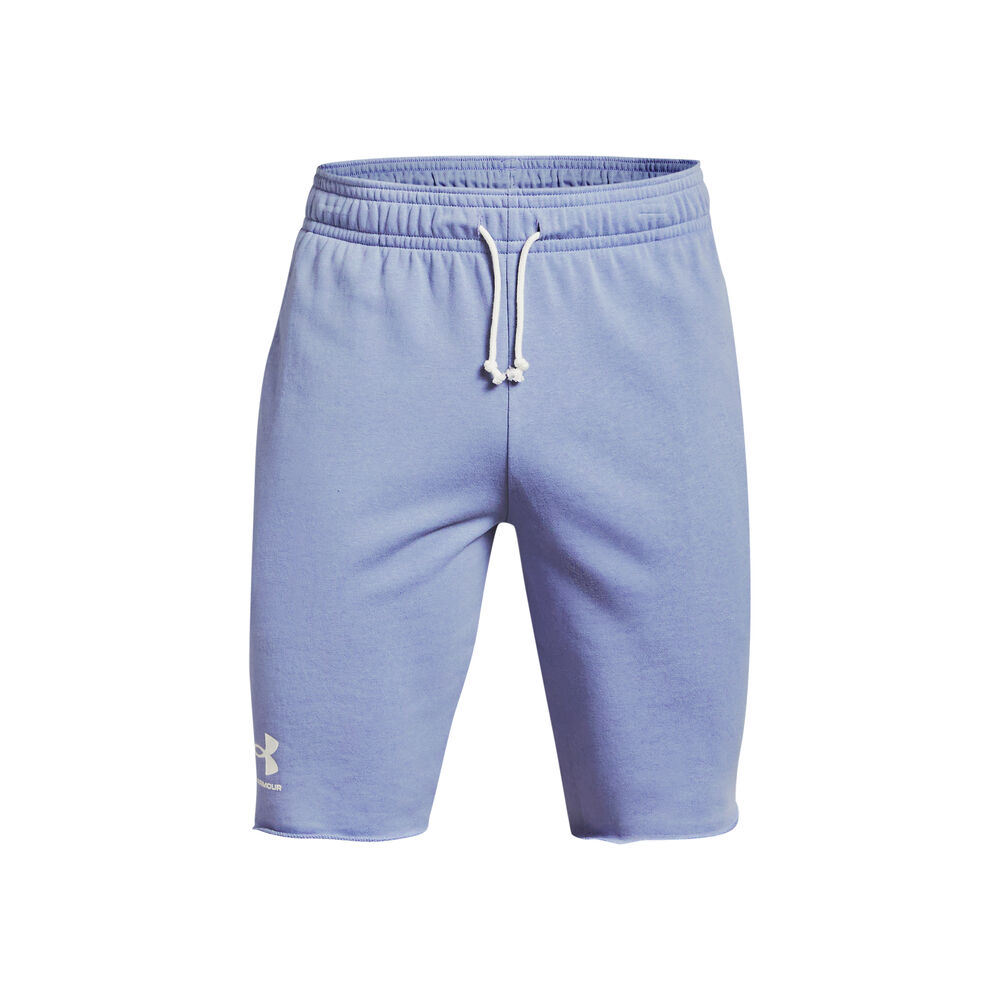 Under Armour Rival Terry Shorts Hommes - Bleu , Blanc