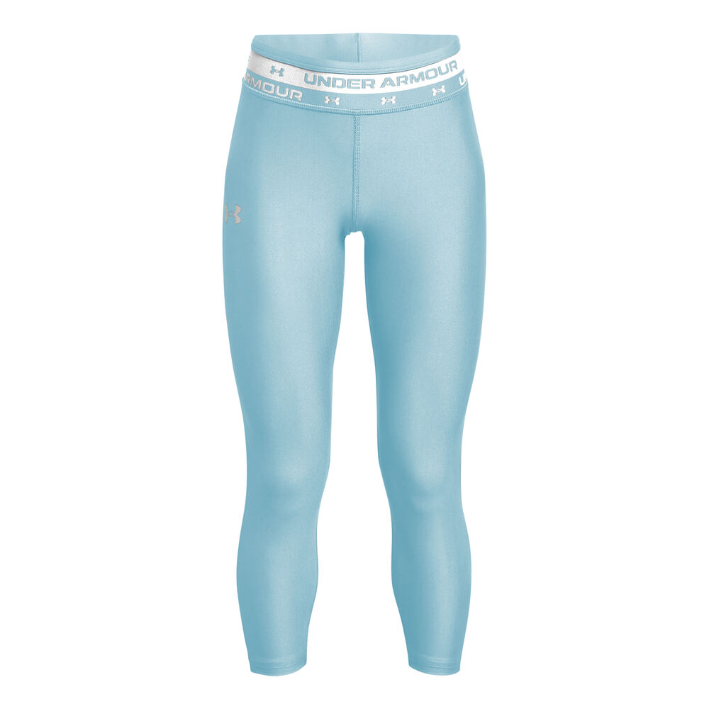 Under Armour Heatgear Ankle Crop Collant Tight Filles - Bleu Clair , Blanc