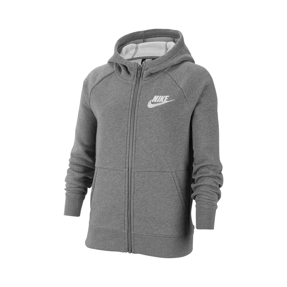 Nike Sportswear Gilet En Coton Filles - Gris Clair , Blanc