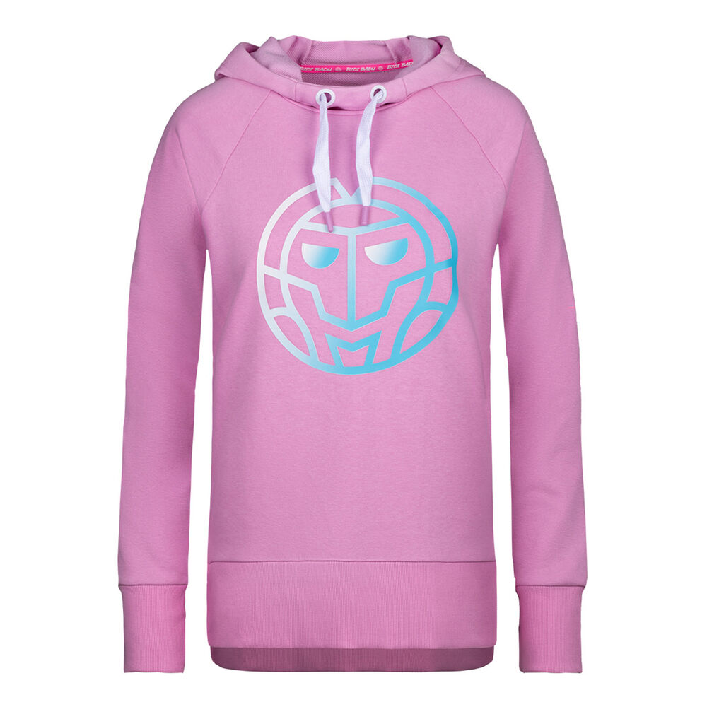 BIDI BADU Cynthia Basic Logo Sweat à Capuche Femmes - Rosé, Blanc