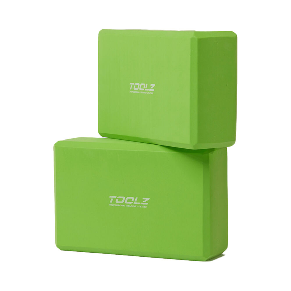 TOOLZ Yoga Block - 2pcs (made Of EVA Foam) Tapis De Yoga - Vert