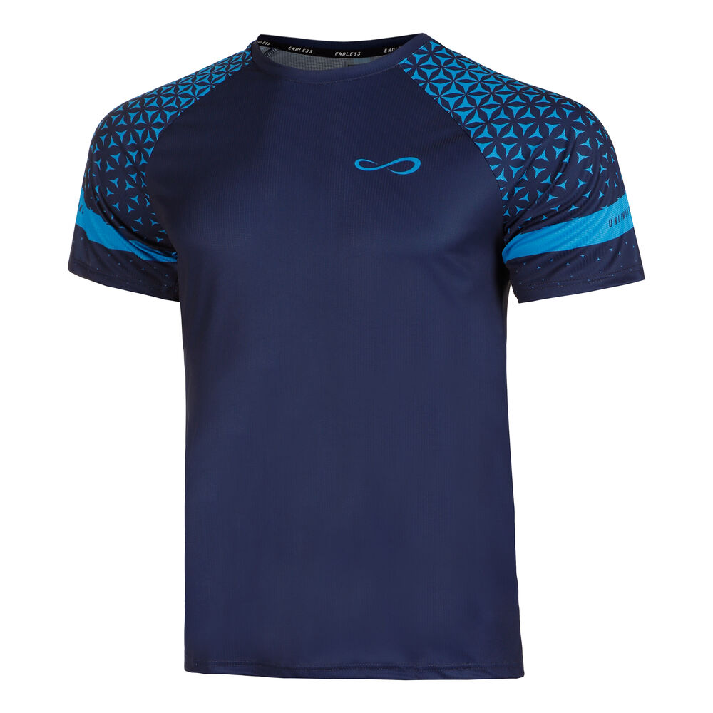 Endless Feisty Geo T-shirt Hommes - Bleu