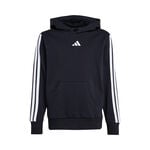 Vêtements adidas adidas 3Stripes Fleece Veste de survêtement Garçons - noir, blanc