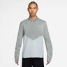Pacer Winterized Half-Zip Maillot de course Hommes - gris, argent