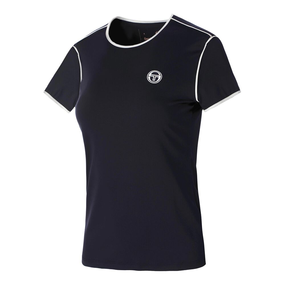 Sergio Tacchini T-Shirt T-shirt Femmes - Bleu Foncé , Blanc