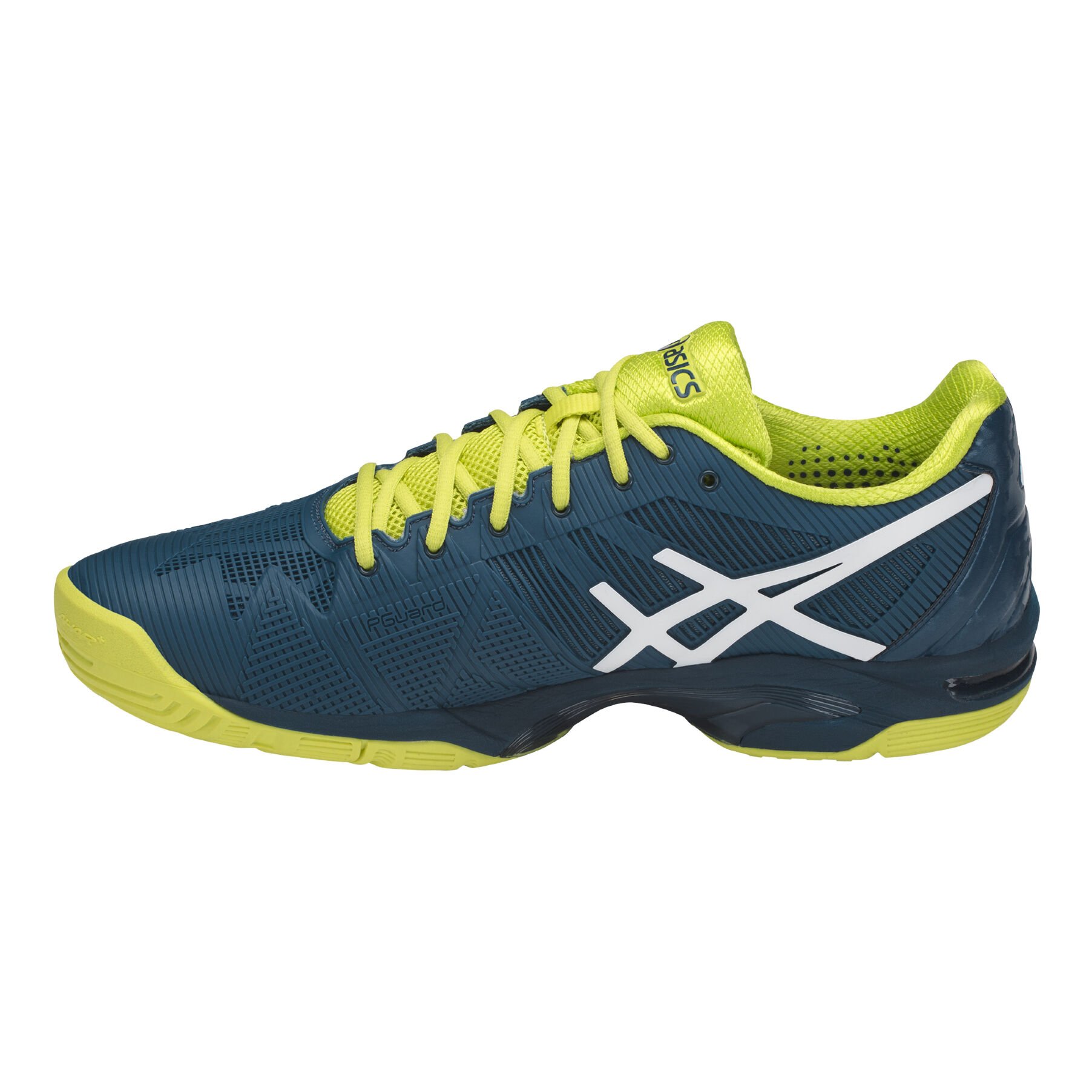 Buy ASICS Gel Solution Speed 3 Chaussures Toutes Surfaces Hommes Bleu Petrol Jaunes Fluo online Tennis Point FR