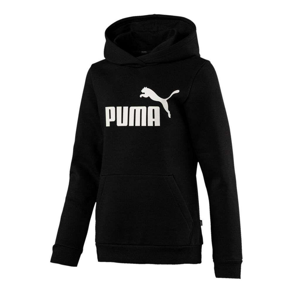 Puma Essential FL Sweat À Capuche Filles - Noir , Blanc