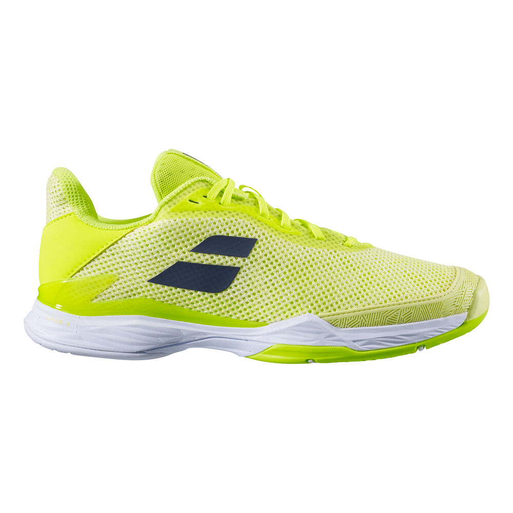 Babolat Jet Tere Chaussures Toutes Surfaces Femmes - Jaune Lemon, Bleu Foncé