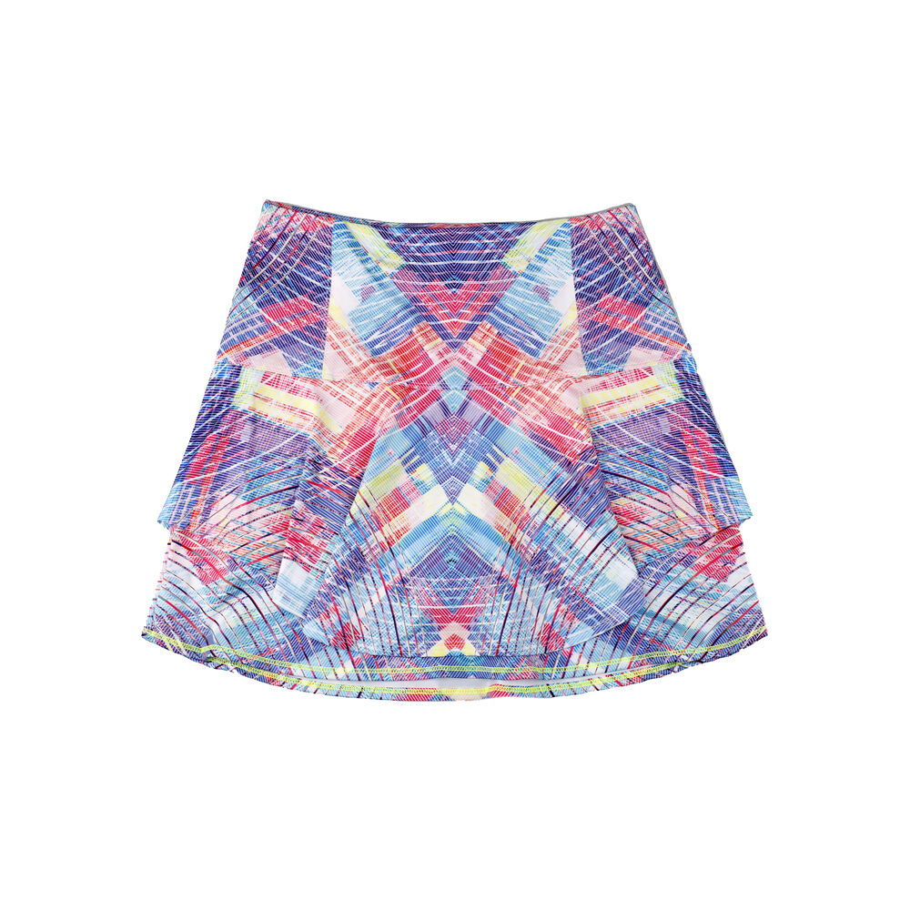 Lucky in Love Plaid About You Long Jupe Femmes - Pink , Multicouleur