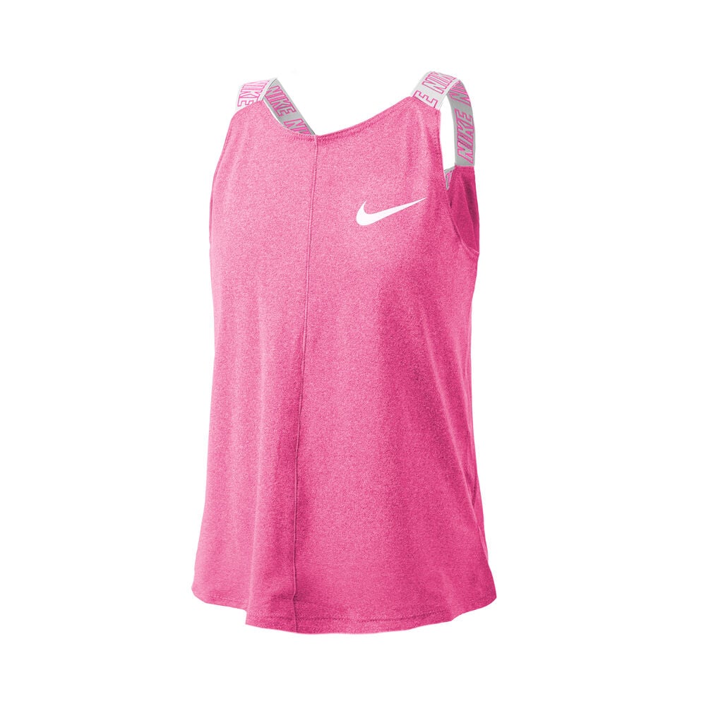 Nike Dri-Fit Débardeur Tank Top Filles - Pink , Blanc