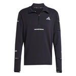 Vêtements adidas adidas adi365 Warm Half-Zip Maillot de course Hommes-noir