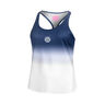 Crew Gradiant Débardeur Tank Top Filles-Bleu Foncé,Blanc