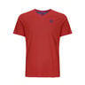 Evin Tech Round T-shirt Garçons - rouge foncé, 