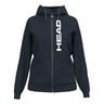 Club Original Full Zip Gilet En Coton Femmes-Bleu Foncé