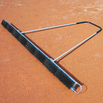 &Eacute;quipement court de tennis Tegra Tegra Arenga Balai De Tennis 2m Avec Support-Multicouleur